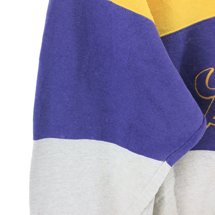 90'S NUTMEG NBA Los Angeles Lakers Sweatshirt, Made in USA, Men's L size, Vintage /eaa509497