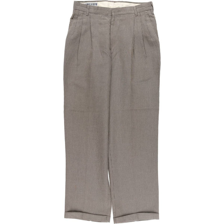 UNTIED All-over Pattern Three-pleat Slacks Pants Made in USA Men's W30 equivalent /eaa509508