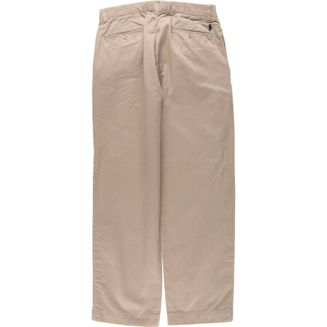 Ralph Lauren POLO by Ralph Lauren ETHAN PANT Two-pleat chino pants for men, size W33 / eaa509544