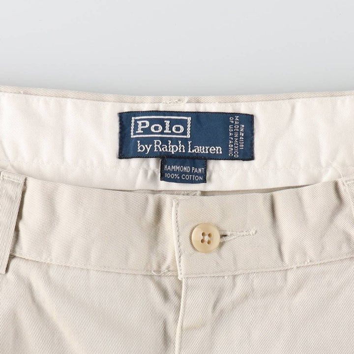 Ralph Lauren POLO by Ralph Lauren HAMMOND PANT, two-pleat chino pants, men's, W35 equivalent / eaa509546