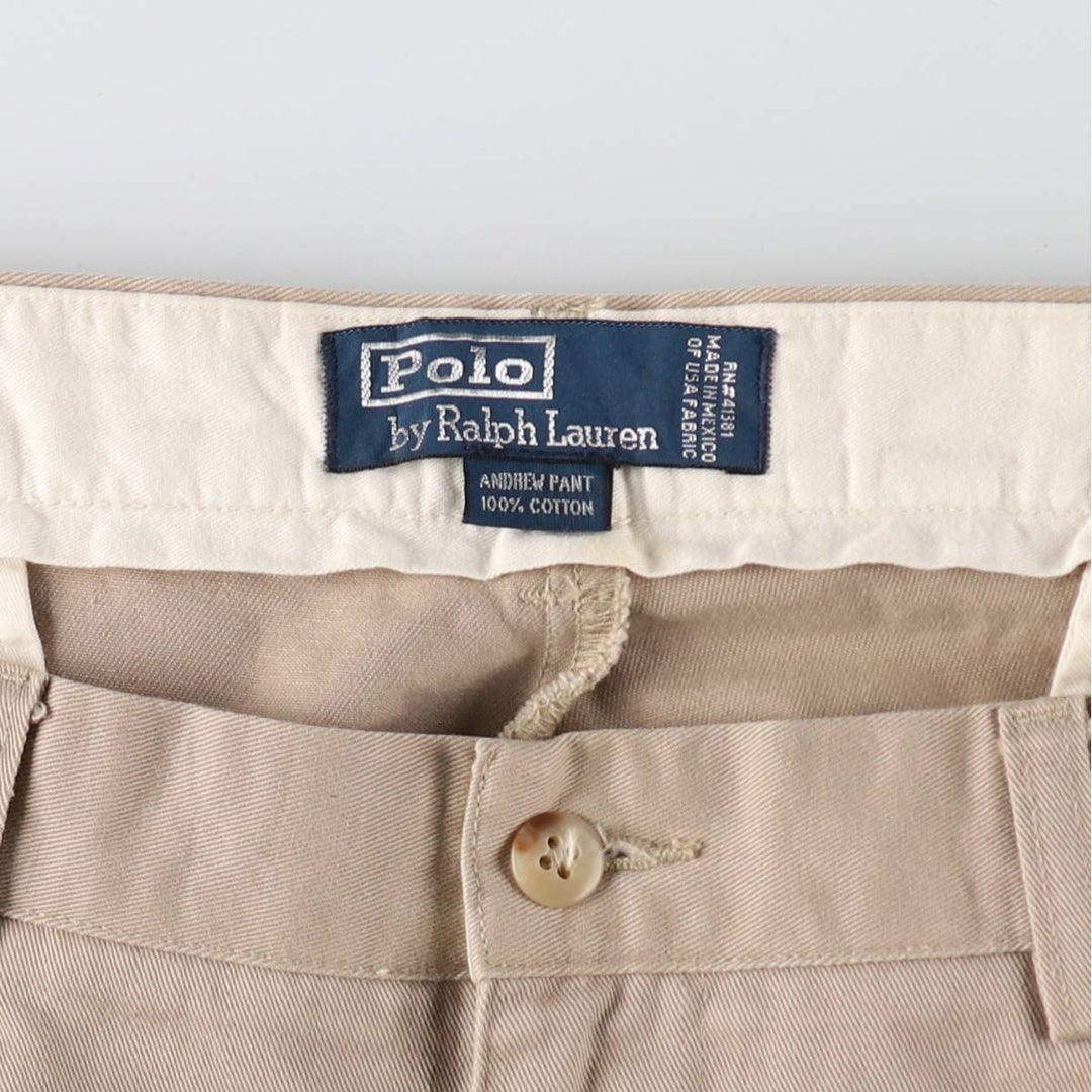 Ralph Lauren POLO by Ralph Lauren ANDRWE PANT Two-pleat chino pants for men, size W36 / eaa509547