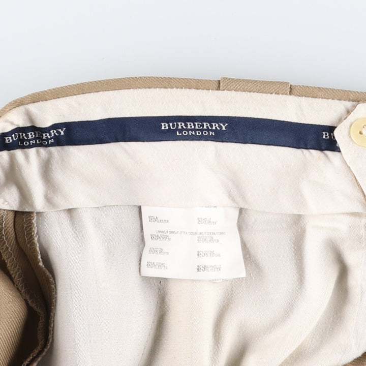 Burberry's LONDON Two-pleat wool pants slacks for men, equivalent to W35 / eaa509574