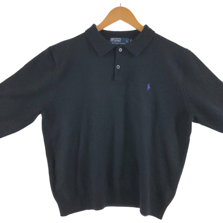 Ralph Lauren POLO by Ralph Lauren Long Sleeve Knit Polo Shirt XL Men's XL /eaa509592