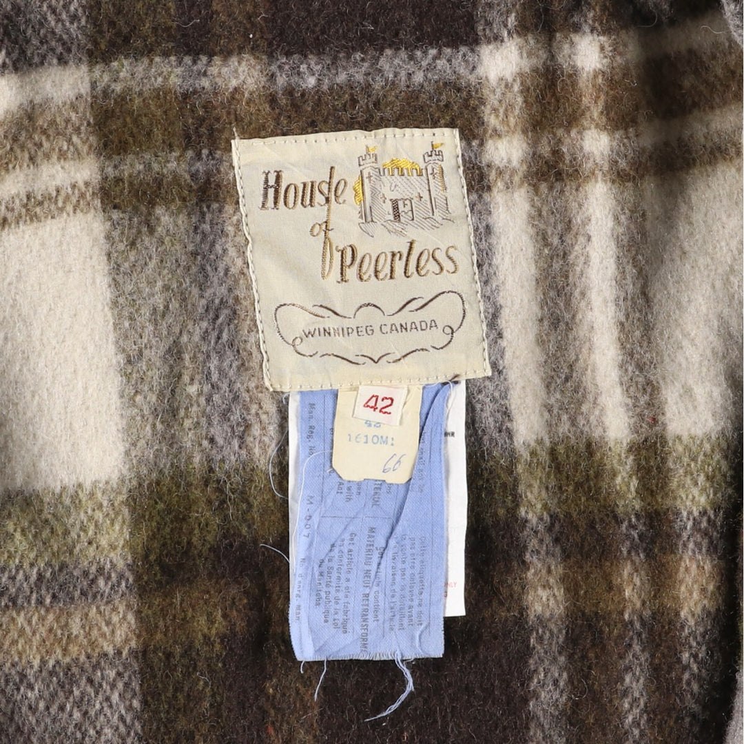 70'S House of Peerless Duffle Coat Made in Canada Men's XL Vintage /eaa509608