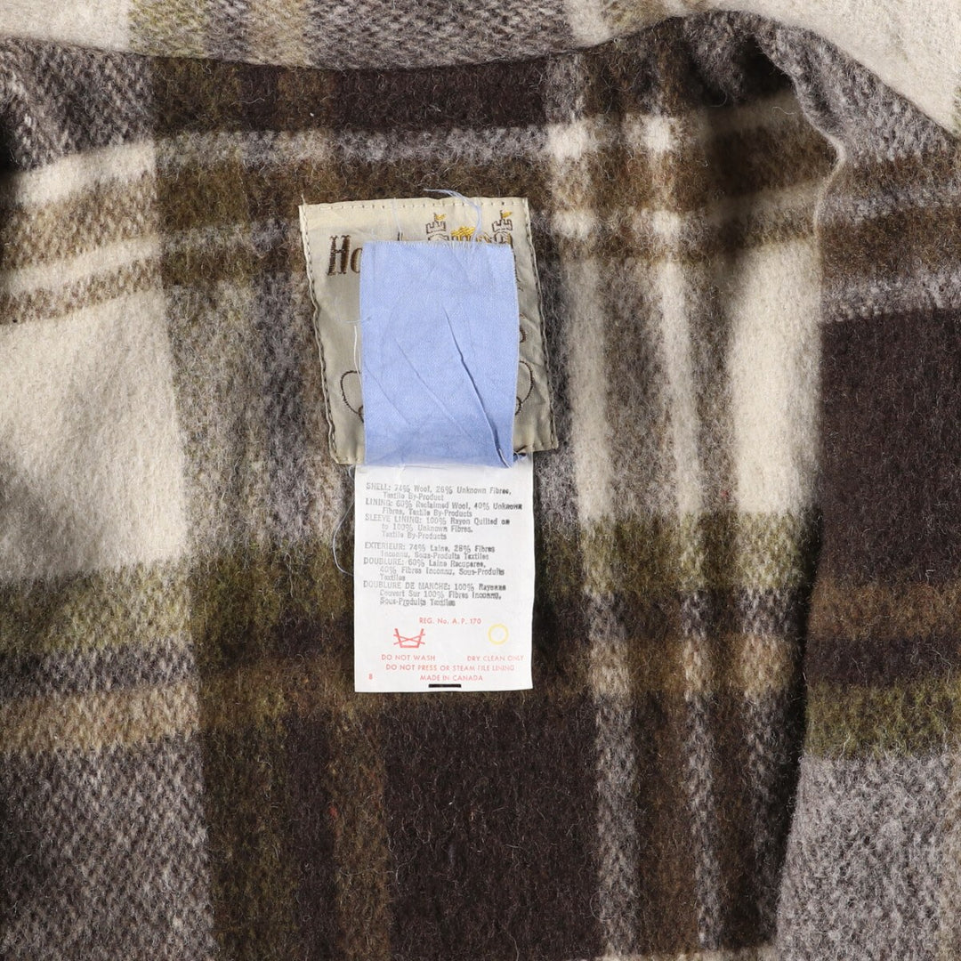 70'S House of Peerless Duffle Coat Made in Canada Men's XL Vintage /eaa509608