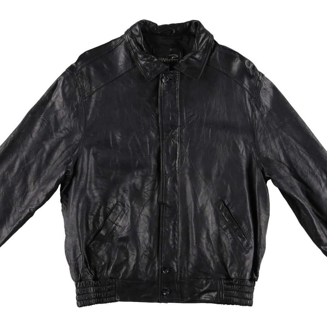 SERGE PARIENTE Faux Leather Jacket Men's Size L /eaa509626