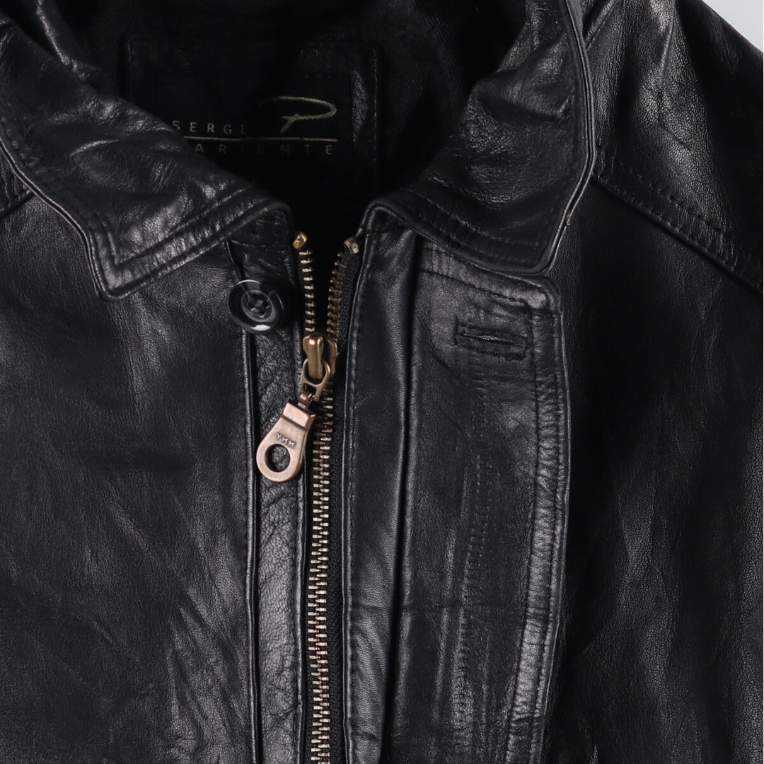 SERGE PARIENTE Faux Leather Jacket Men's Size L /eaa509626