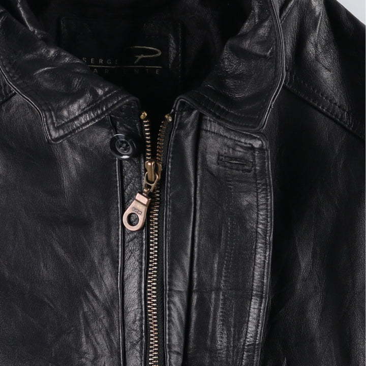 SERGE PARIENTE Faux Leather Jacket Men's Size L /eaa509626