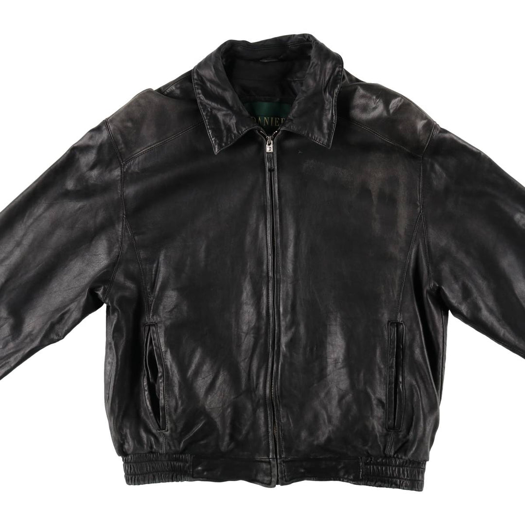 DANIER Leather Blouson Type Men's Size L /eaa509627