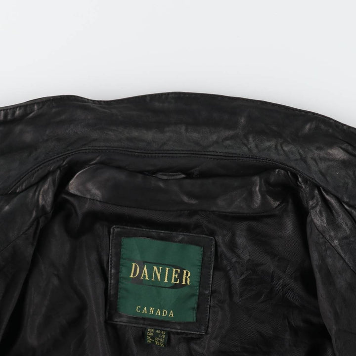 DANIER Leather Blouson Type Men's Size L /eaa509627