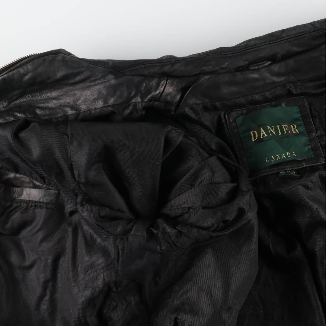 DANIER Leather Blouson Type Men's Size L /eaa509627