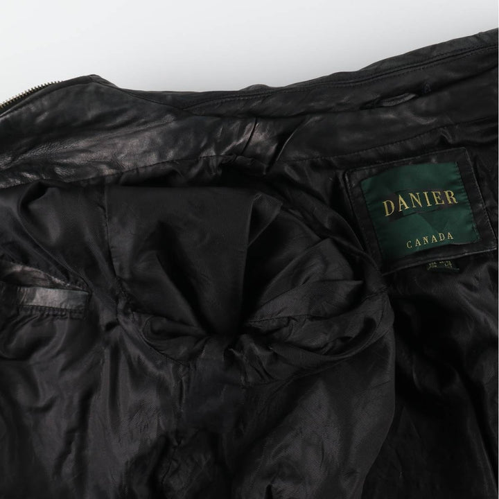 DANIER Leather Blouson Type Men's Size L /eaa509627