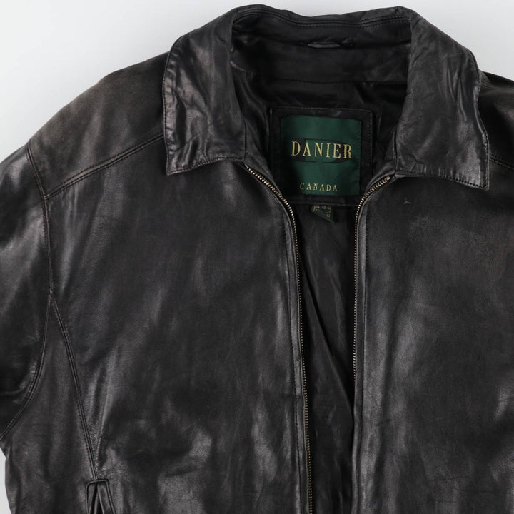 DANIER Leather Blouson Type Men's Size L /eaa509627