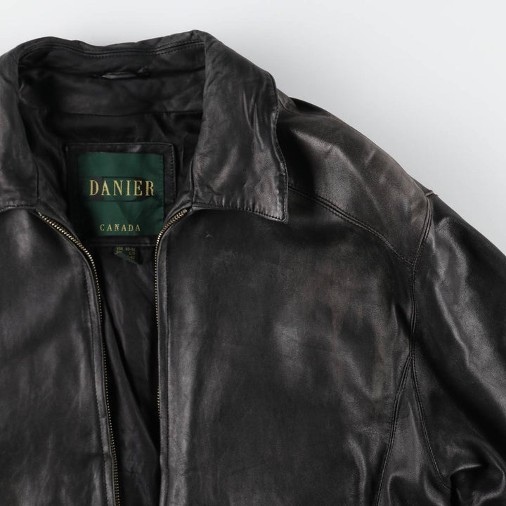 DANIER Leather Blouson Type Men's Size L /eaa509627