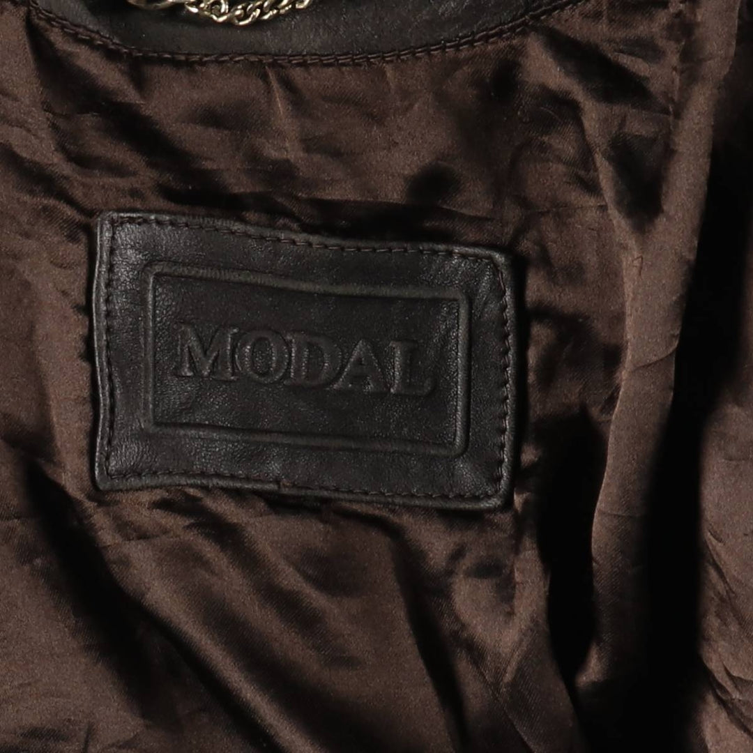 MODAL Leather Blouson Type Men's L size /eaa509629