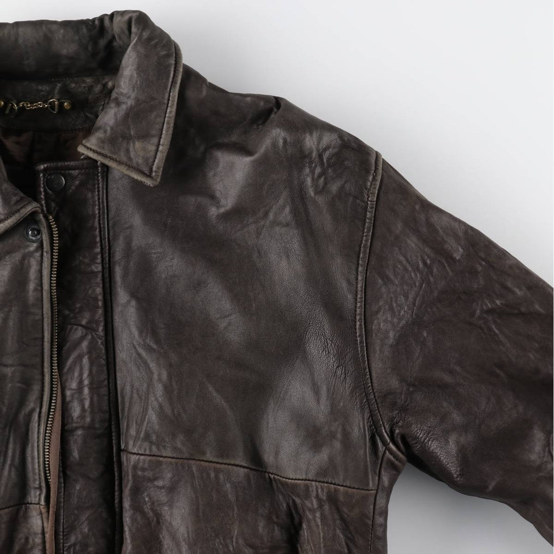 MODAL Leather Blouson Type Men's L size /eaa509629