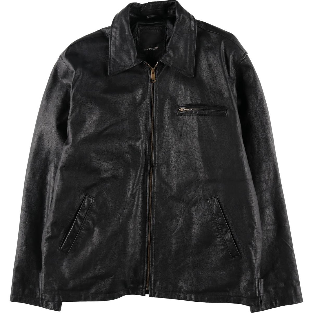 JACK and JONES Leather blouson type Men's size L /eaa509633