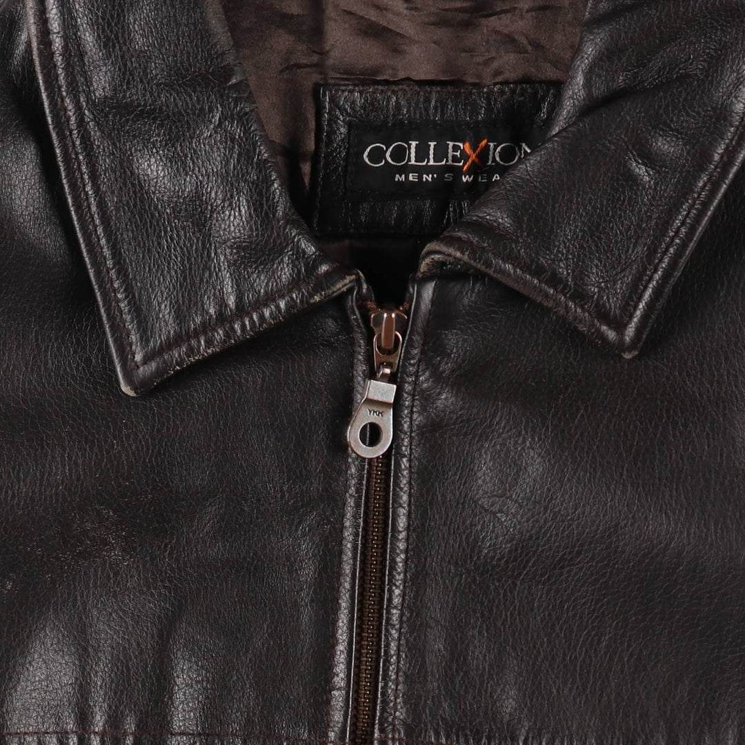 COLLEXION Leather Blouson Type Men's XL equivalent /eaa509636