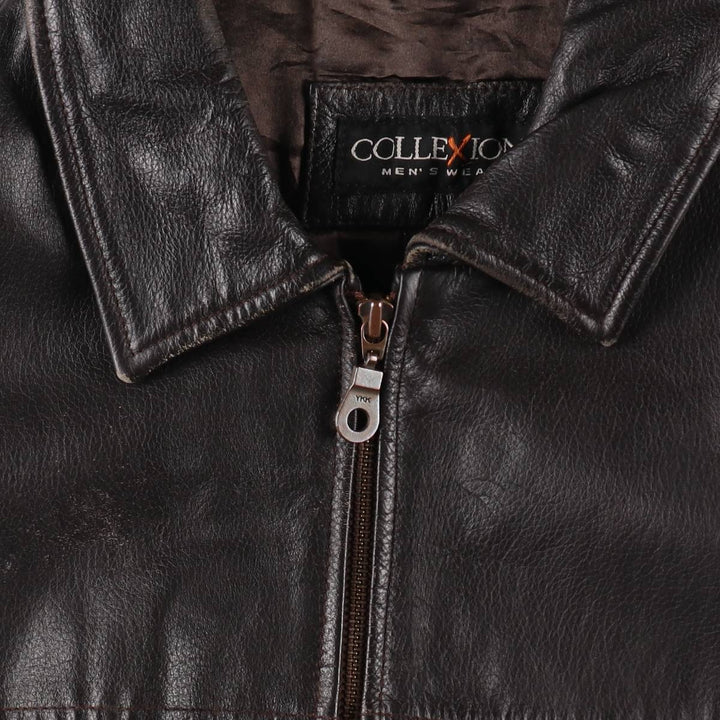 COLLEXION Leather Blouson Type Men's XL equivalent /eaa509636