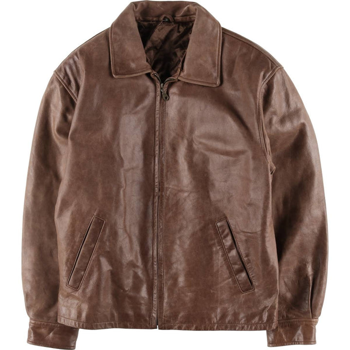 Leather blouson type, men's size M / eaa509638