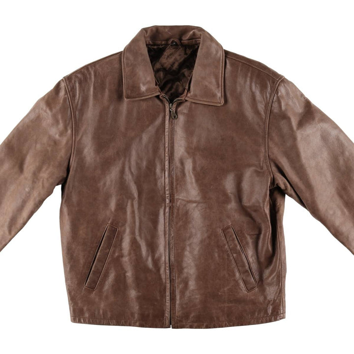 Leather blouson type, men's size M / eaa509638