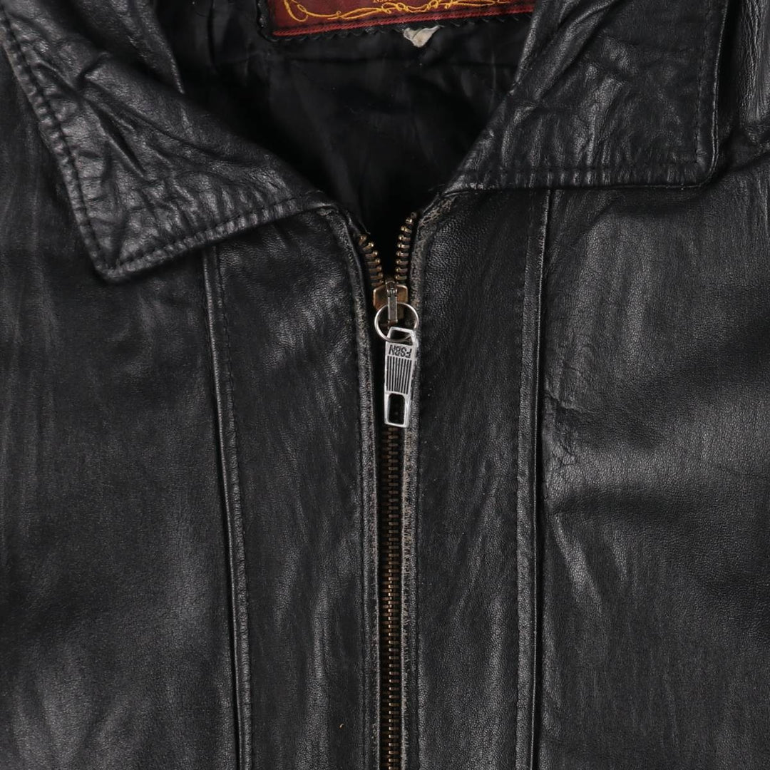 VI.P Faux Leather Jacket Made in Italy Men's XL /eaa509641