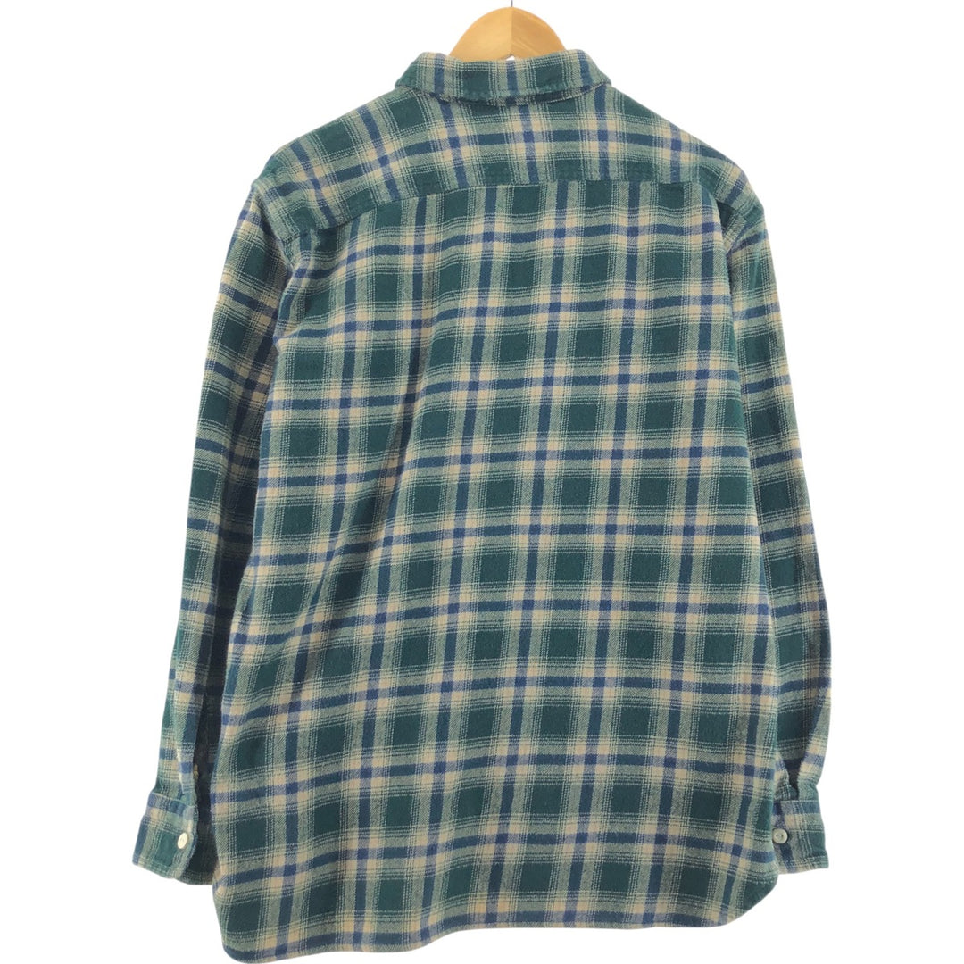 Levi's Long Sleeve Heavy Flannel Check Shirt Men's Size L / eaa509677