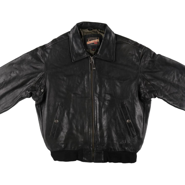 RED SKINS Leather Blouson Type Men's M Size /eaa509678