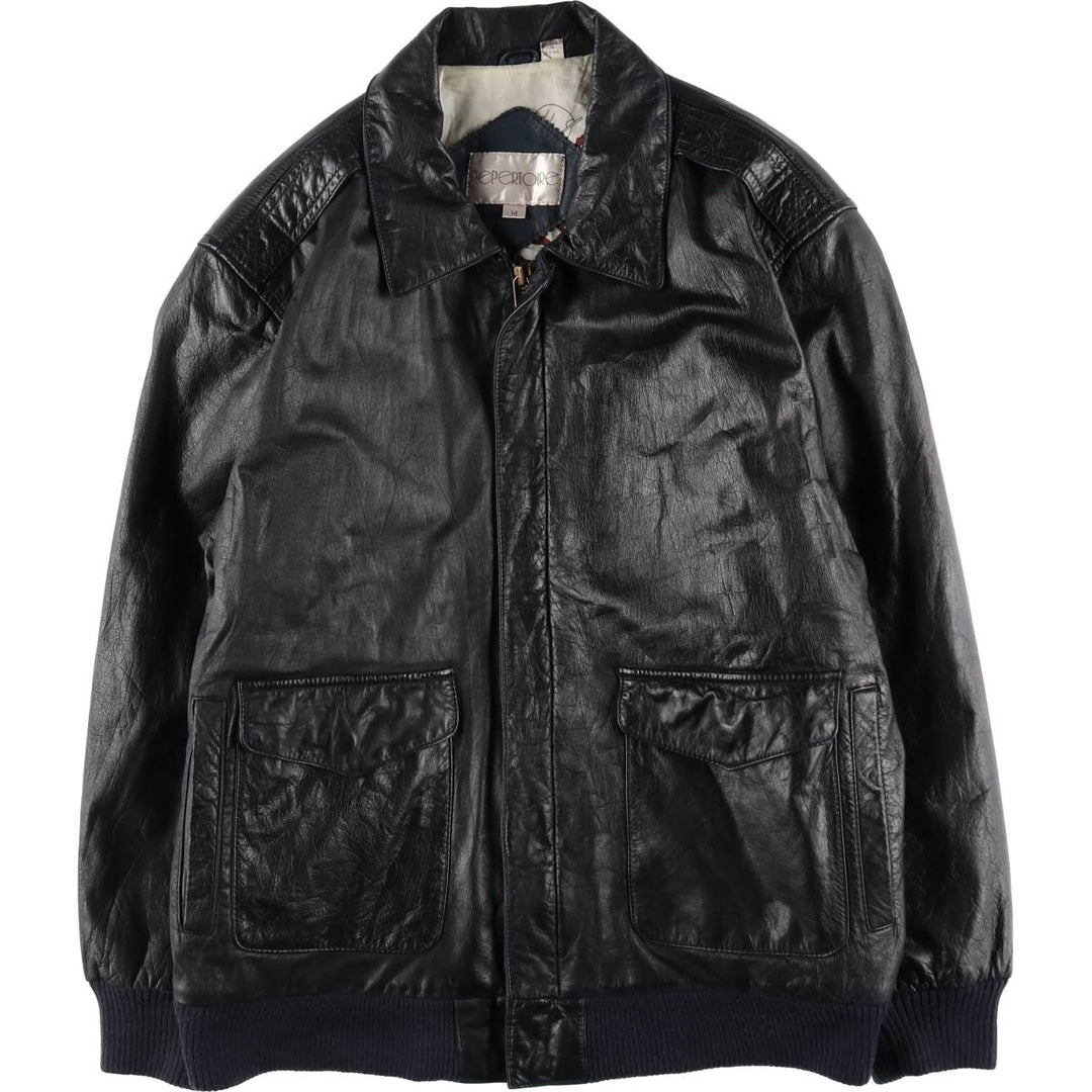 REPERTOIRE A-2 Type Leather Flight Jacket Men's M size /eaa509683