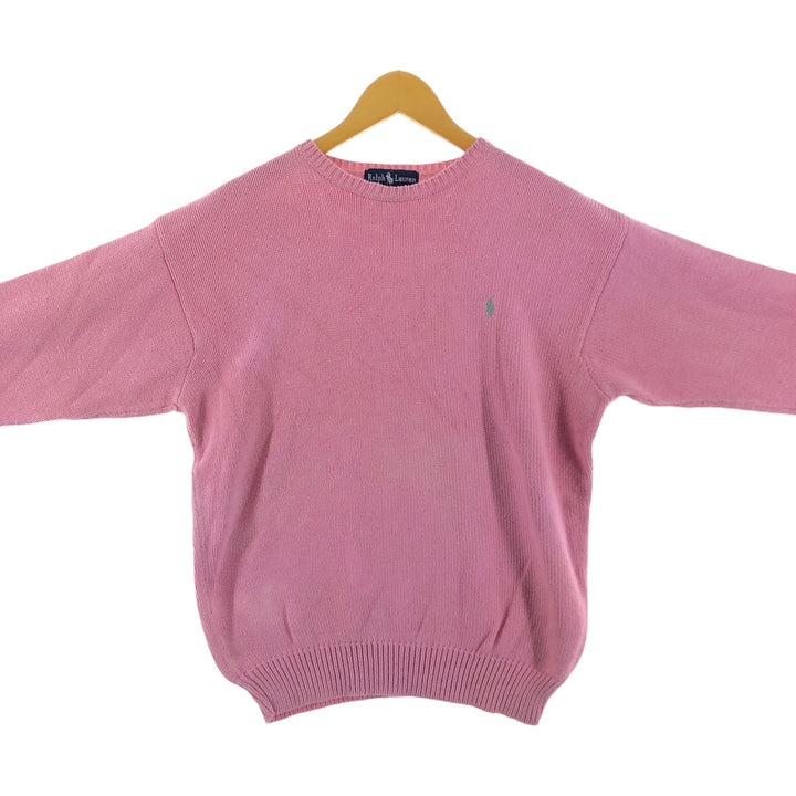 Ralph Lauren Cotton Knit Sweater Women's M Size / eaa509708