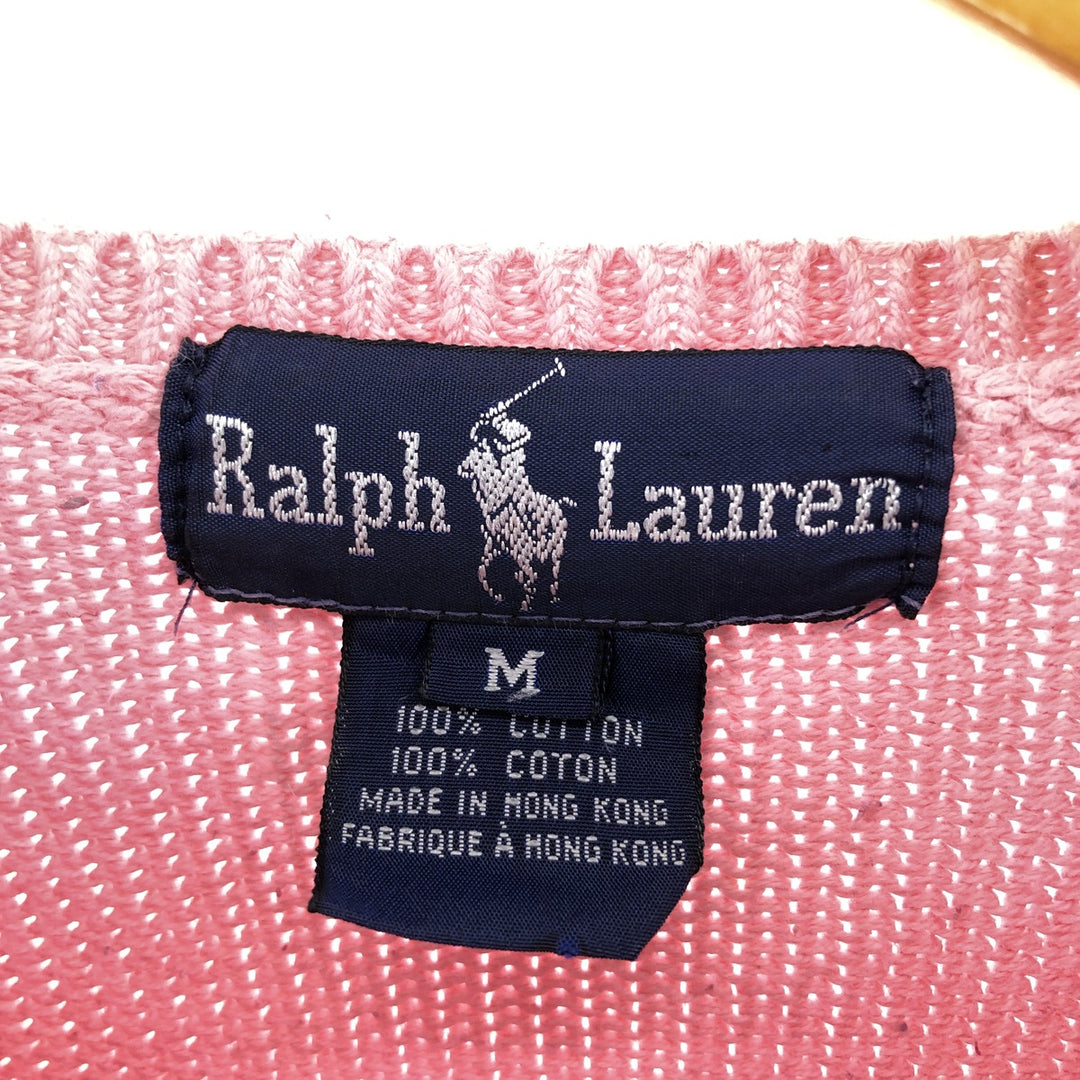 Ralph Lauren Cotton Knit Sweater Women's M Size / eaa509708