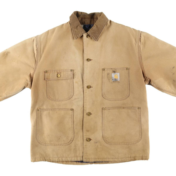 Carhartt Michigan Chore Coat Duck Coverall Men's L size / eaa509760