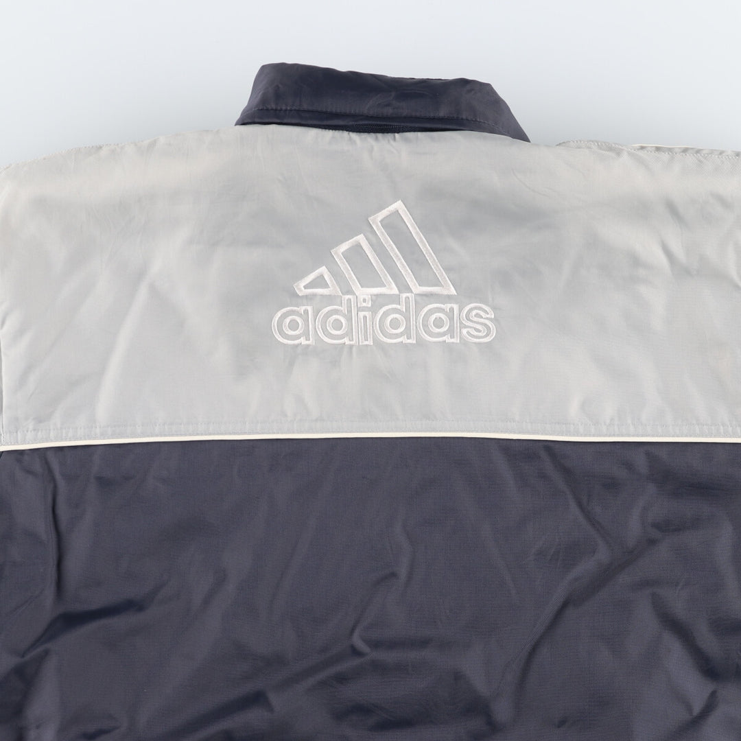 00'S adidas back logo padded jacket puffer jacket men's XL size / eaa509799