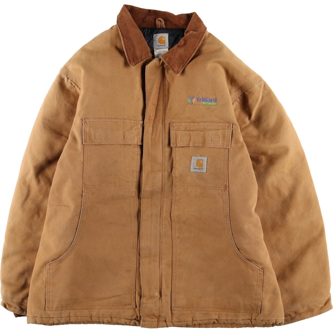 00'S Carhartt Traditional Coat Duck Work Jacket Men's XL / eaa509812