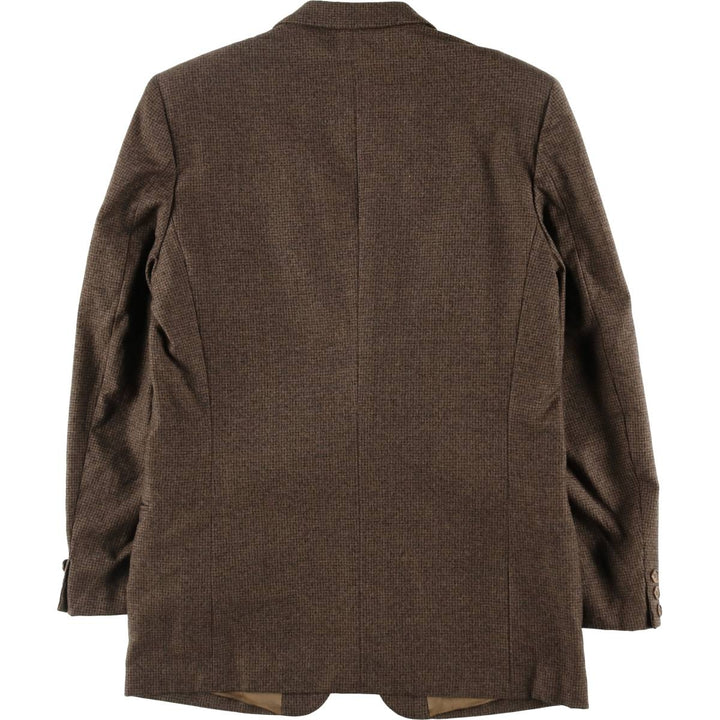 LEBOLE DEL FUSERO Gun Club Check Wool Tailored Jacket Made in Italy Men's M size /eaa509814