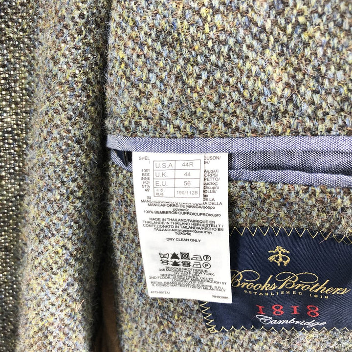 Brooks Brothers Harris Tweed Wool Tailored Jacket Men's L size / eaa509823