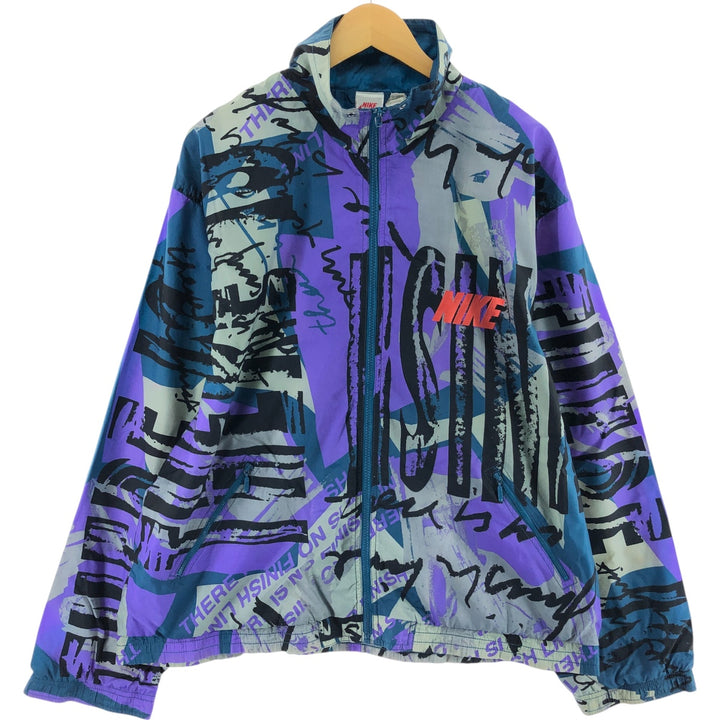 90'S Nike Silver Tag All-Over Print Ripstop Nylon Jacket Men's XL Size Vintage /eaa509848