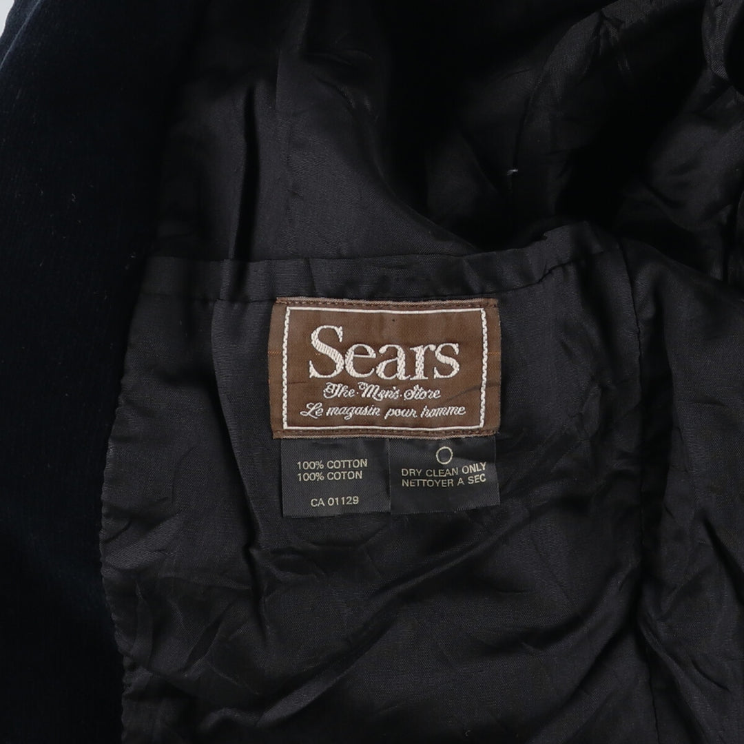 70'S Sears Corduroy Tailored Jacket Men's Size S Vintage / eaa509859