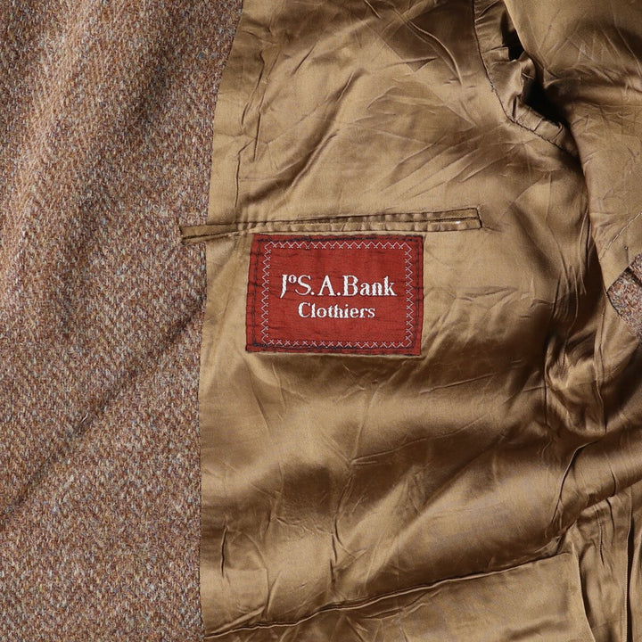 JOS.A.BANK Harris Tweed Color Nep Wool Tailored Jacket Made in USA Men's L size /eaa509865