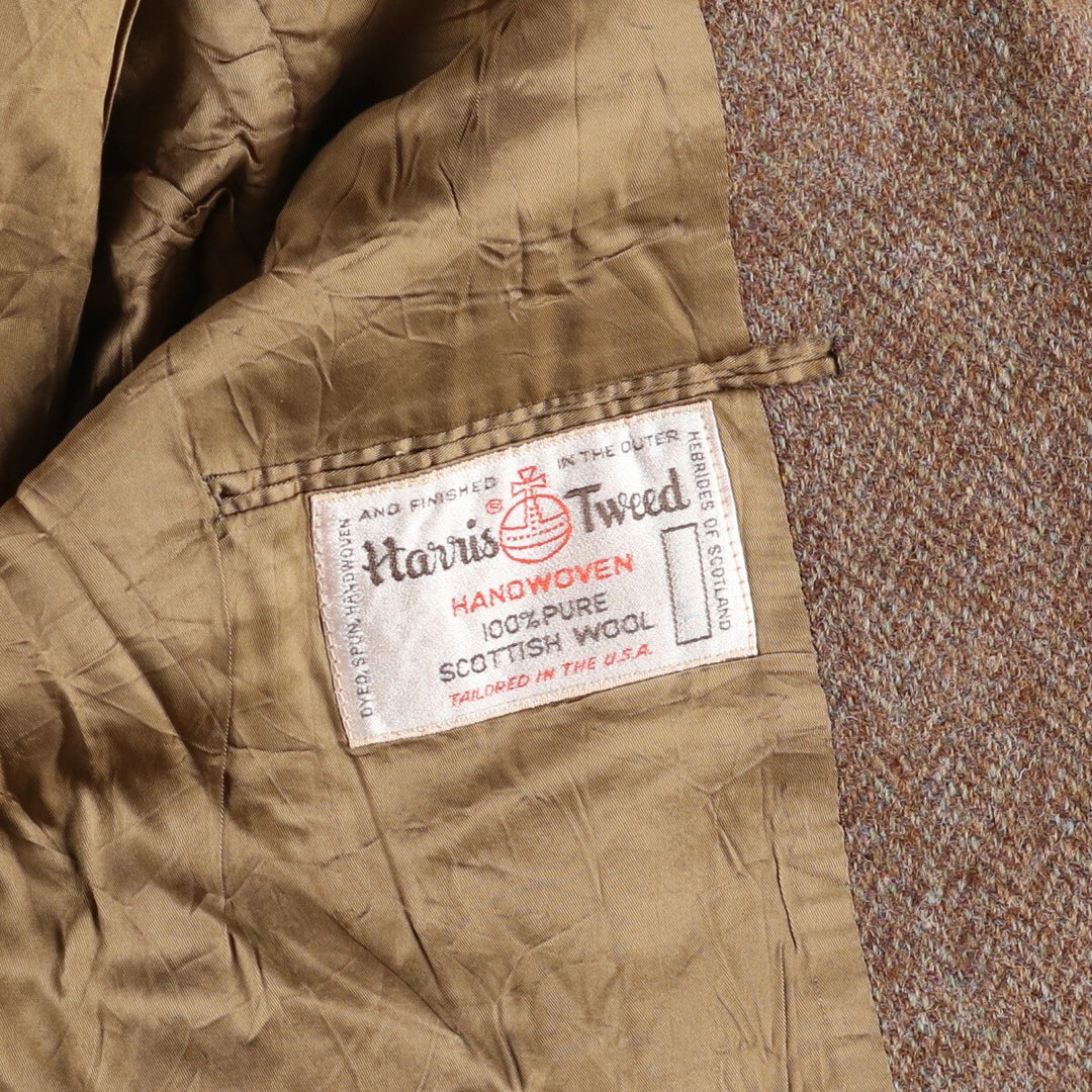 JOS.A.BANK Harris Tweed Color Nep Wool Tailored Jacket Made in USA Men's L size /eaa509865