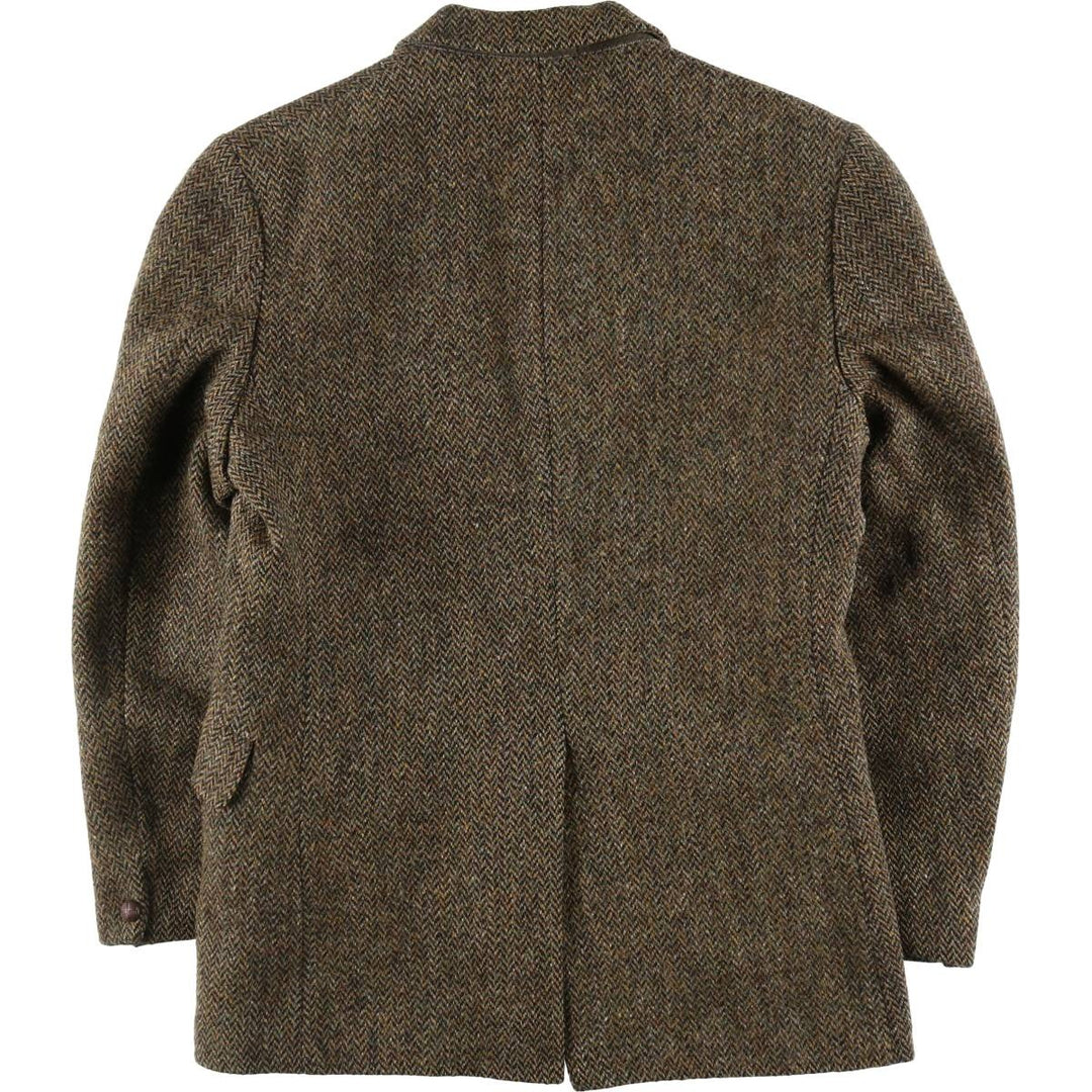 Dunn and Co Harris Tweed Herringbone Wool Tailored Jacket Made in England Men's M /eaa509872