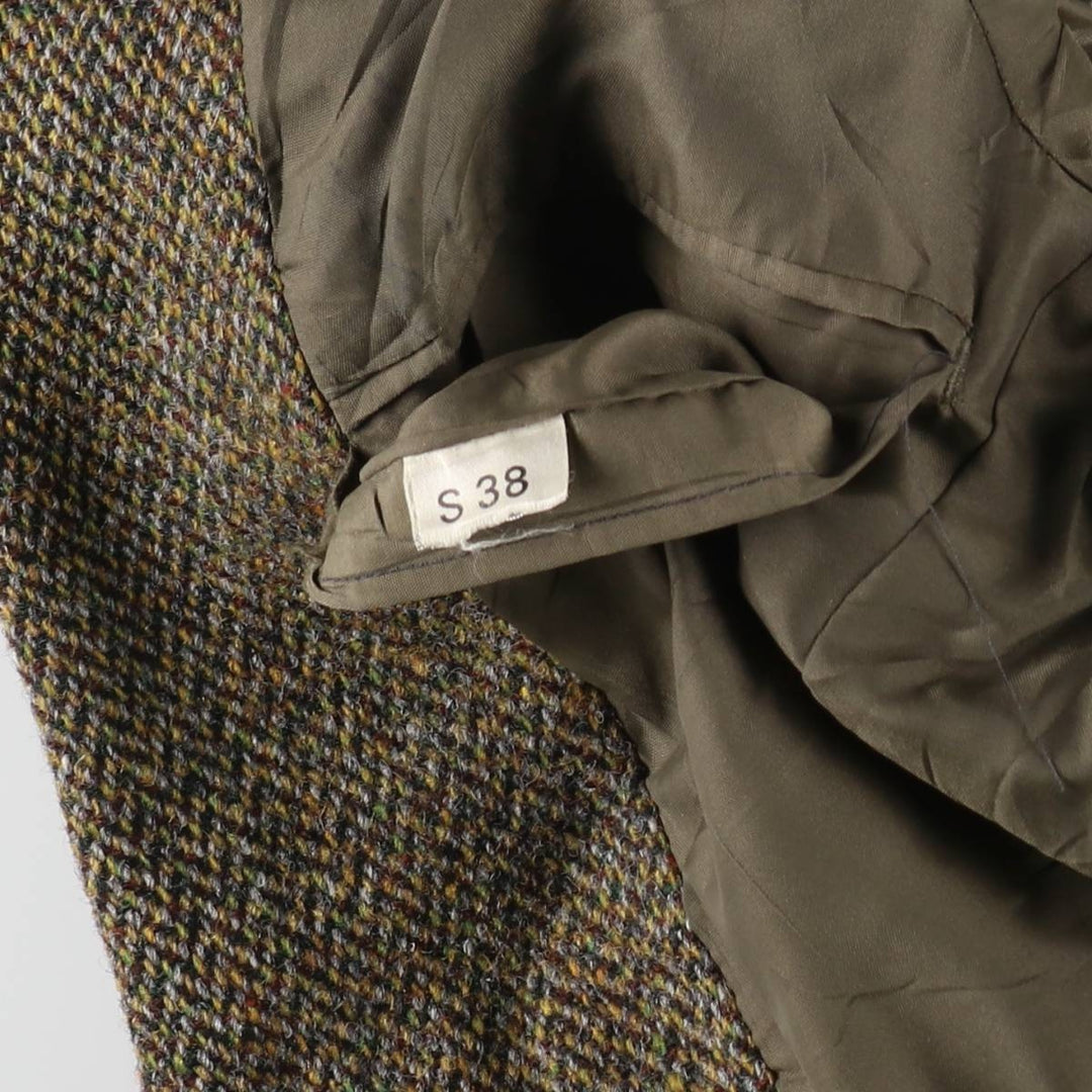 Dunn and Co Harris Tweed Herringbone Wool Tailored Jacket Made in England Men's M /eaa509872