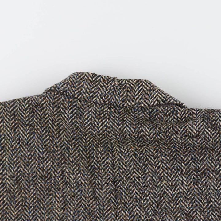 DEBENHAMS Harris Tweed Herringbone Wool Tailored Jacket Men's L size /eaa509875