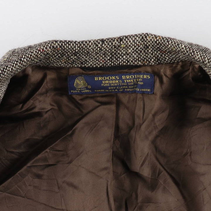 80'S Brooks Brothers BROOKS TWEED wool tailored jacket made in USA, men's size L, vintage / eaa509878