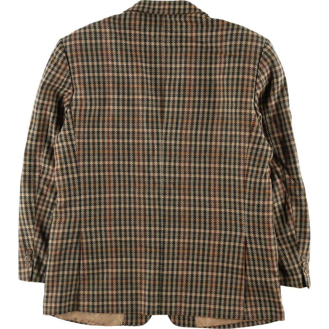 Burberry's Check Pattern Wool Tailored Jacket Made in France Men's M size / eaa509894