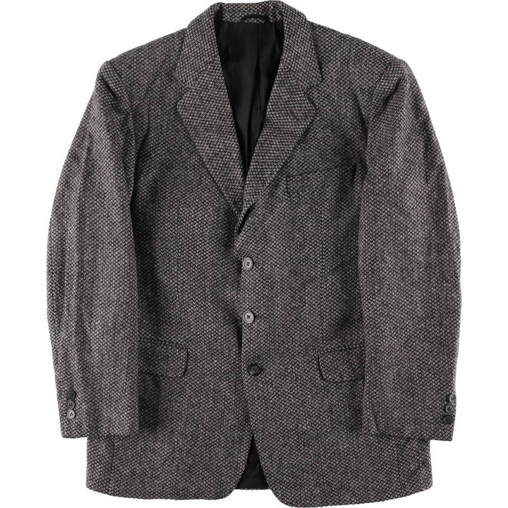 ~90'S Burberry's ASCCNA Birdseye Pattern Wool Tailored Jacket, Men's Size L, Vintage / eaa509895