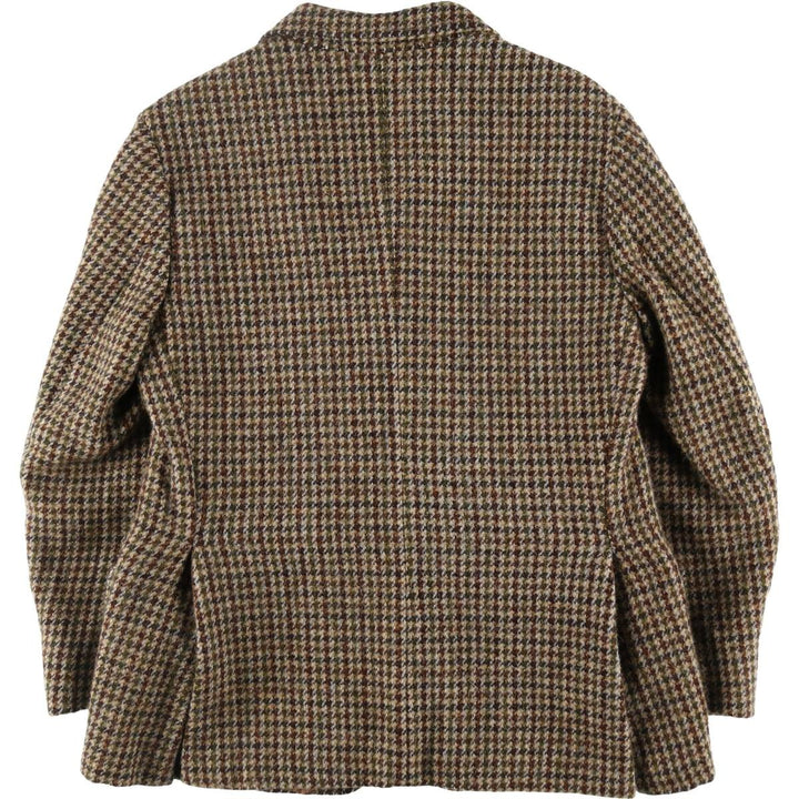 70s-80'S Dunn and Co. Harris Tweed Check Pattern Wool Tailored Jacket Men's L Size Vintage /eaa509897