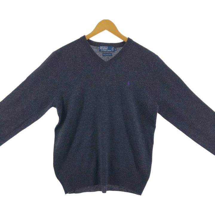 Ralph Lauren V-neck lambswool knit sweater, men's size M / eaa509906