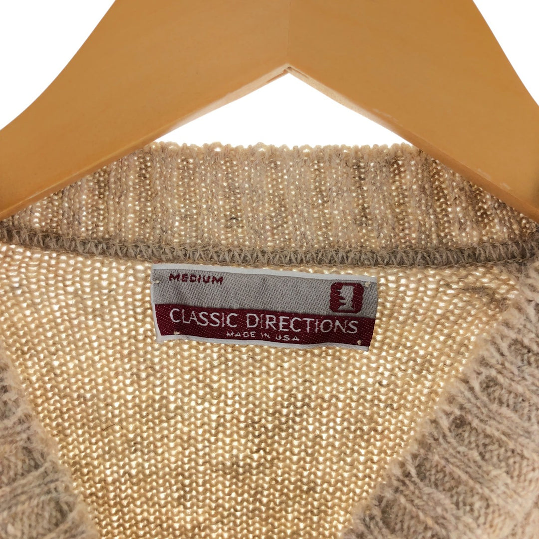 90'S CLASSIC DIRECTIONS wool knit sweater made in USA, women's size M, vintage /eaa509907