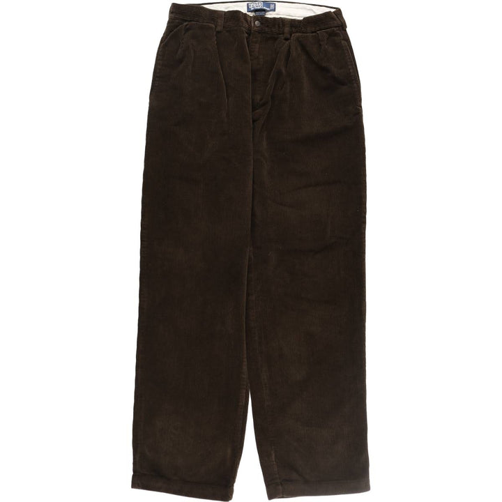 Ralph Lauren POLO by Ralph Lauren ANDREW PANT, two-pleat corduroy pants, men's size W33 / eaa509950